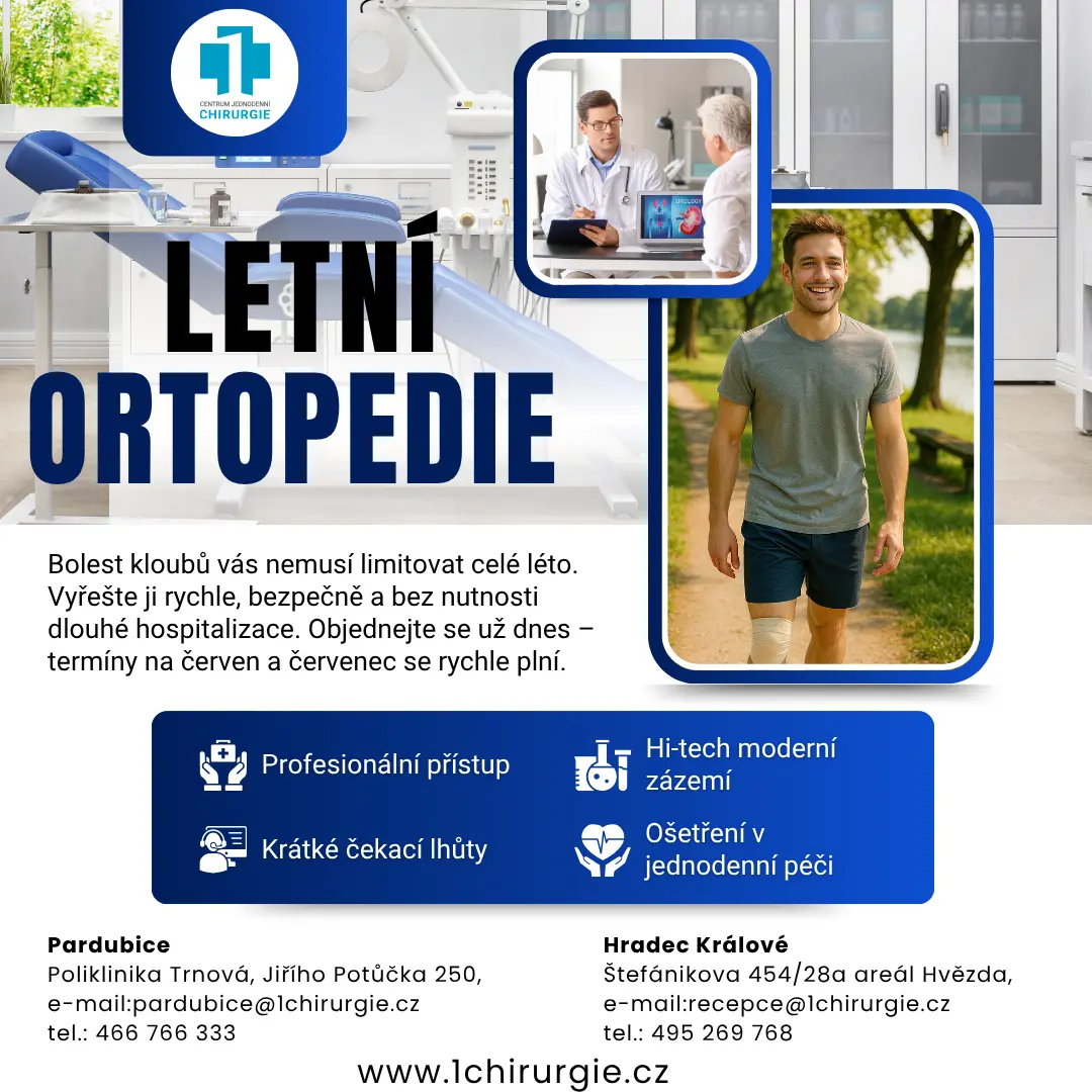 Letní ortopedie Pardubice Letní ortopedie